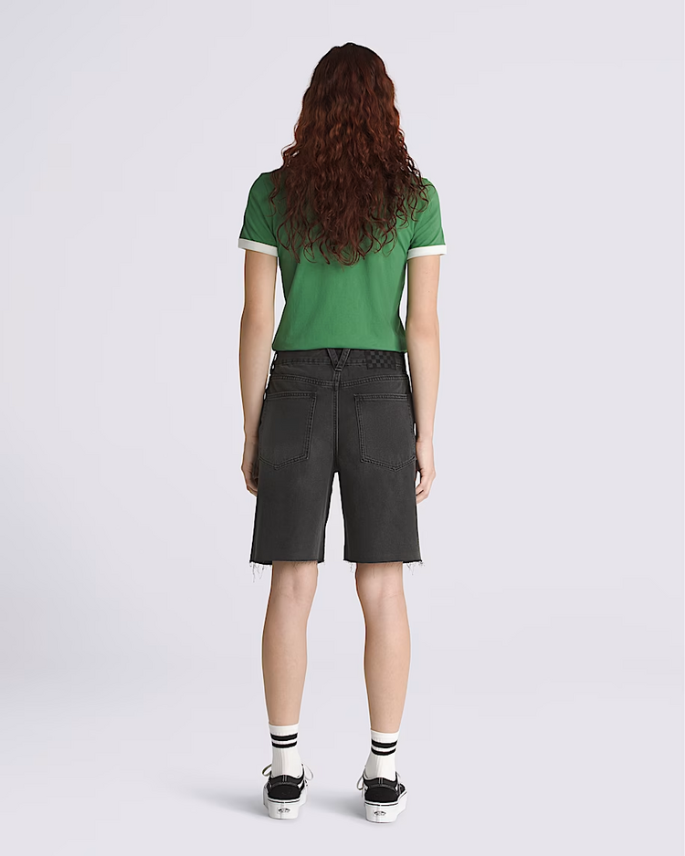 Vans WOMEN'S SIRELLE CUT-OFF 9'' JORTS WASHED BLACK