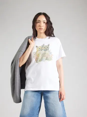 Vans WOMEN'S SMITTEN OVERSIZED T-SHIRT WHITE