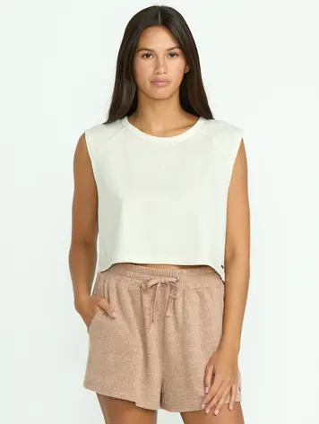 Volcom FEMMES LIL MUSCLE TANK STONE