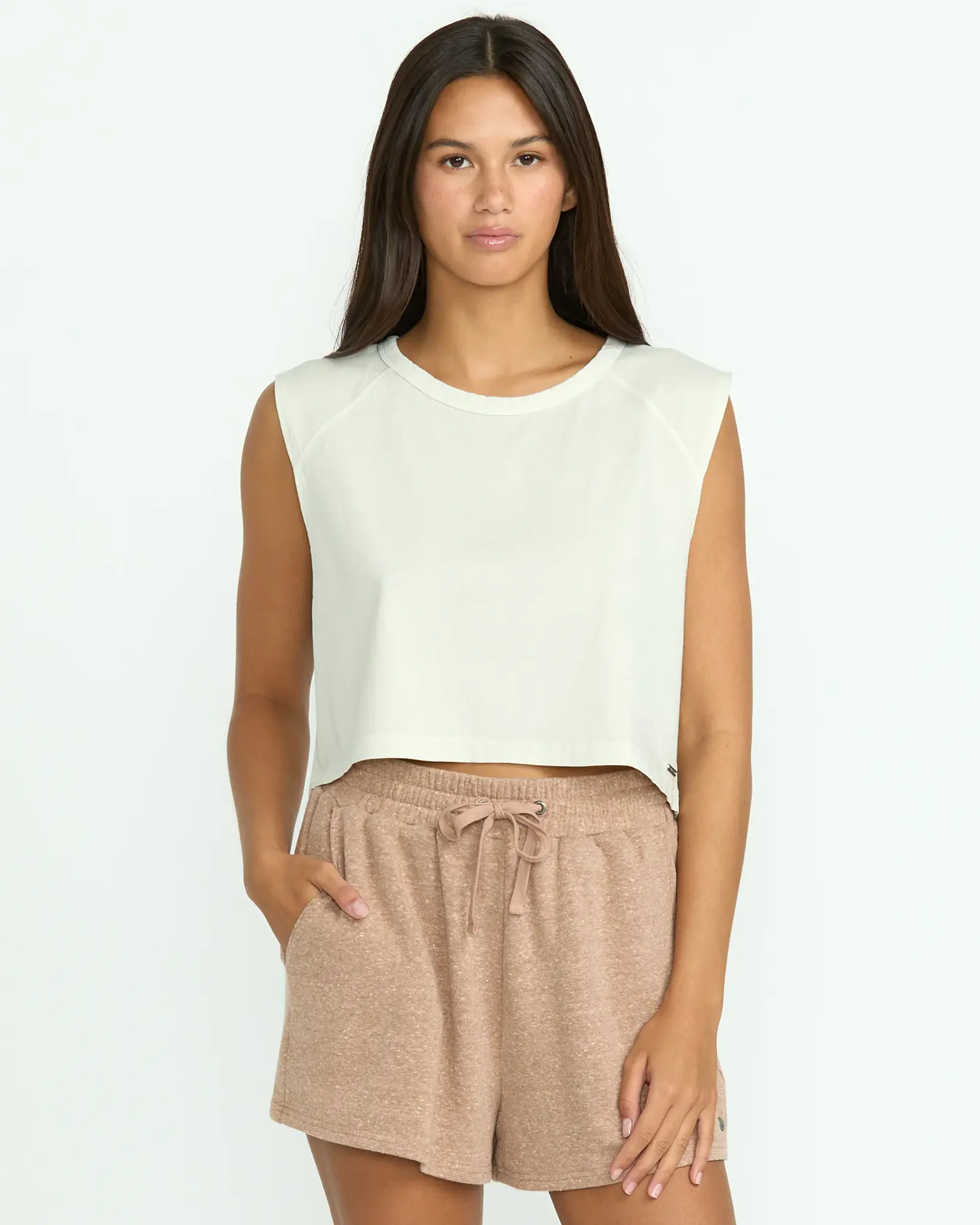 Volcom WOMEN'S LIL MUSCLE TANK STONE