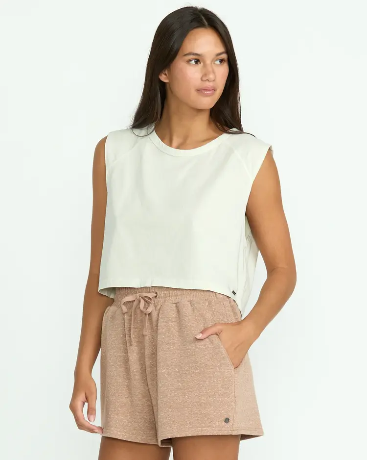 Volcom FEMMES LIL MUSCLE TANK STONE