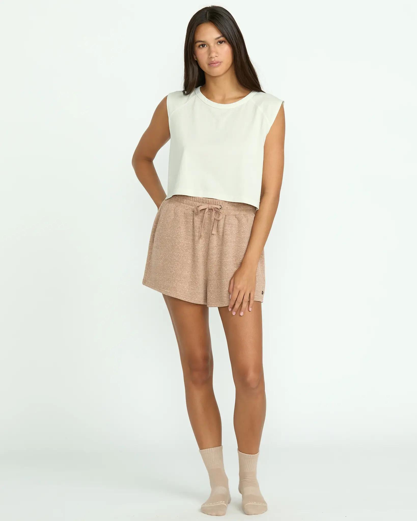 Volcom WOMEN'S LIL MUSCLE TANK STONE