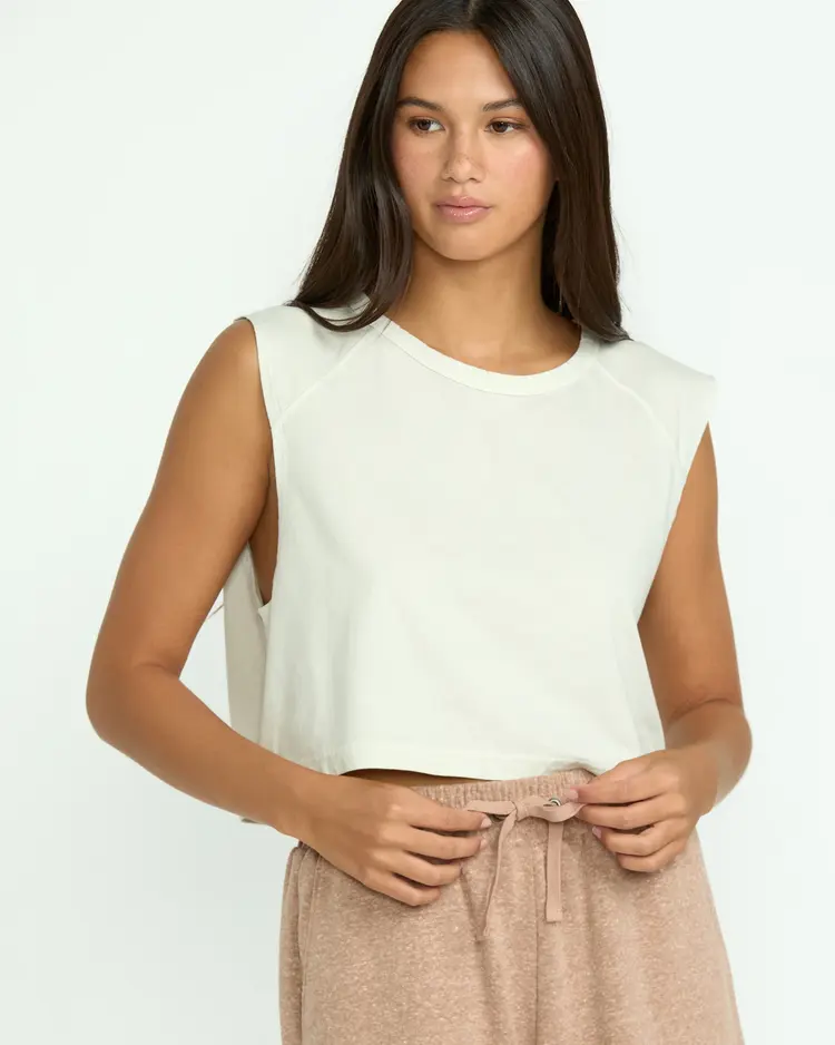 Volcom FEMMES LIL MUSCLE TANK STONE