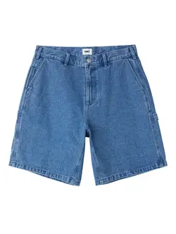 Obey MEN'S BIGWIG DENIM CARPENTER SHORT LIGHT INDIGO