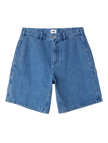 Obey HOMMES BIGWIG DENIM CARPENTER SHORT LIGHT INDIGO