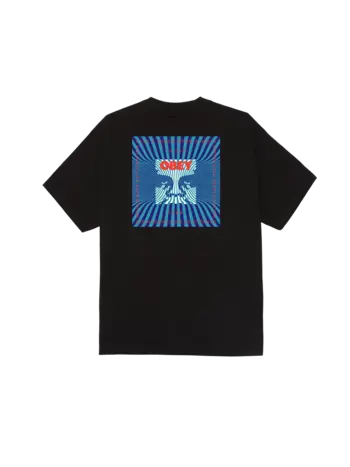 Obey MEN'S DISINFORMATION RESISTANCE CLASSIC T-SHIRT BLACK