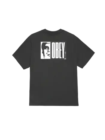Obey HOMMES HALF ICON CLASSIC T-SHIRT VINTAGE BLACK
