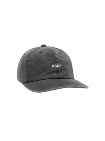 Obey MEN'S PIGMENT BOLD 6 PANEL HAT BLACK