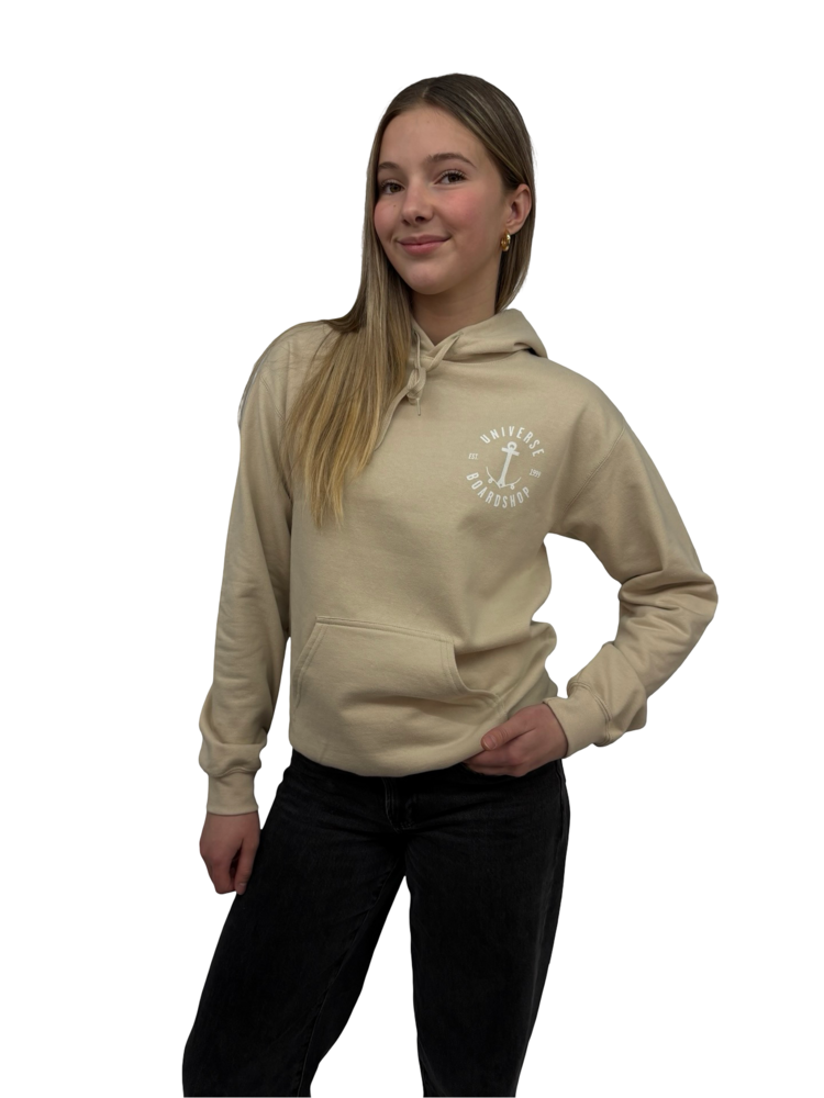 Universe Boardshop ANCRE PULLOVER SAND/WHITE