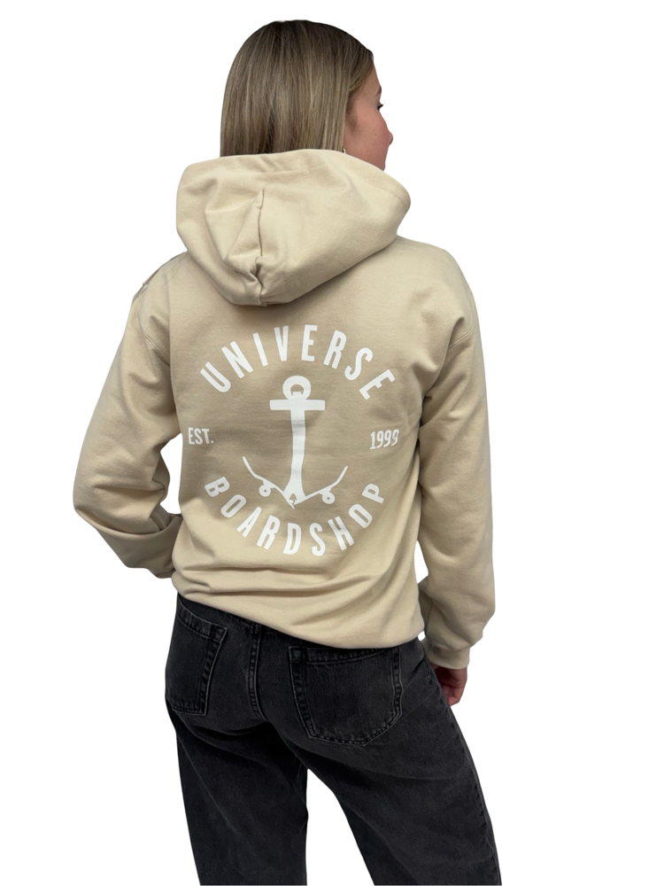 Universe Boardshop ANCRE PULLOVER SAND/WHITE