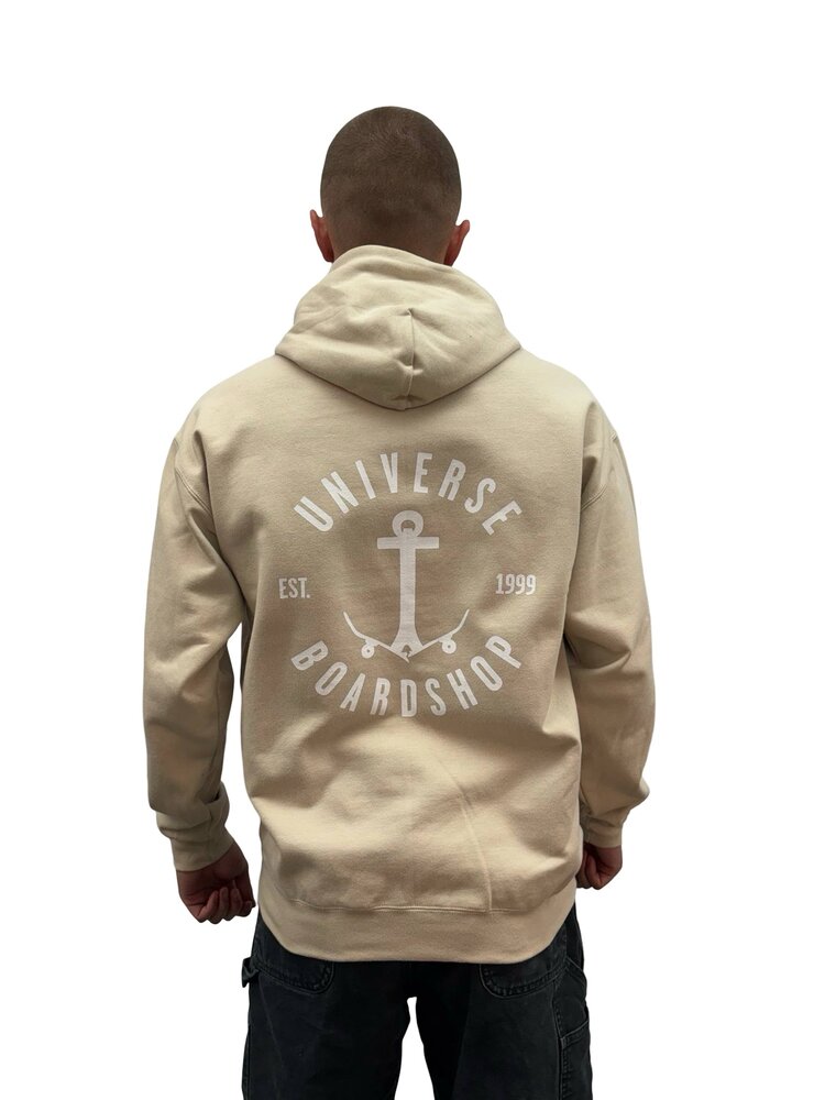 Universe Boardshop ANCRE PULLOVER SAND/WHITE