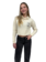 Universe Boardshop WOMEN'S ANCRE CROP HOOD PULLOVER CREAM/BLACK