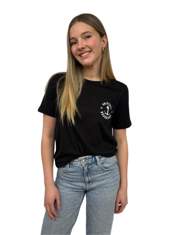 Universe Boardshop WOMEN'S ANCRE T-SHIRT BLACK/WHITE
