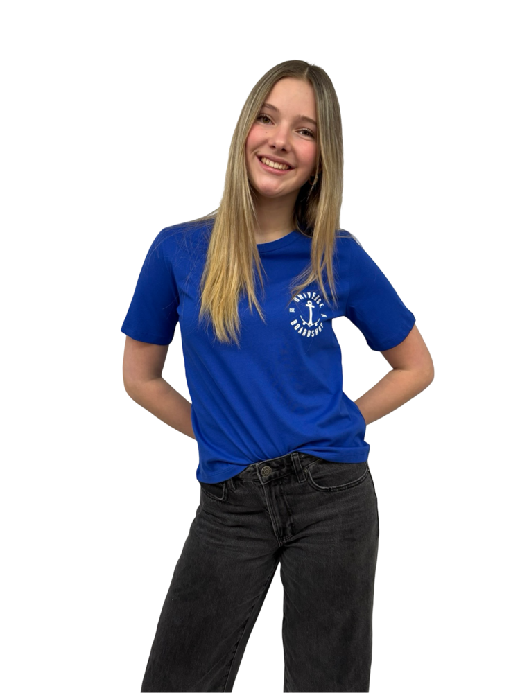 Universe Boardshop FEMMES ANCRE T-SHIRT ROYAL/WHITE