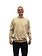 Universe Boardshop MEN'S ANCRE FLEECE CREWNECK SAND/WHITE