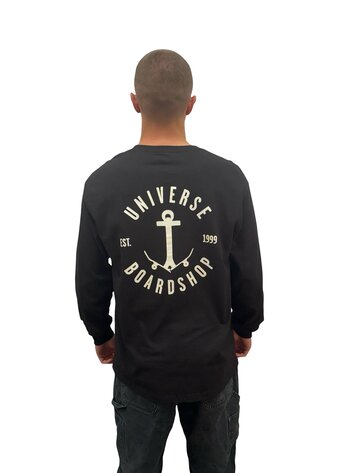 Universe Boardshop MEN'S ANCRE T-SHIRT LONG SLEEVE BLACK/SAND