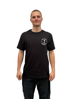 Universe Boardshop MEN'S ANCRE T-SHIRT BLACK/WHITE
