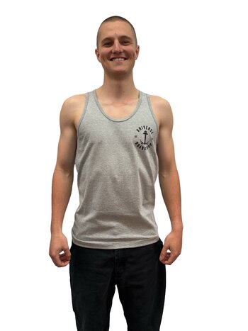 Universe Boardshop MEN'S ANCRE TANK TOP GREY HEATHER/BLACK