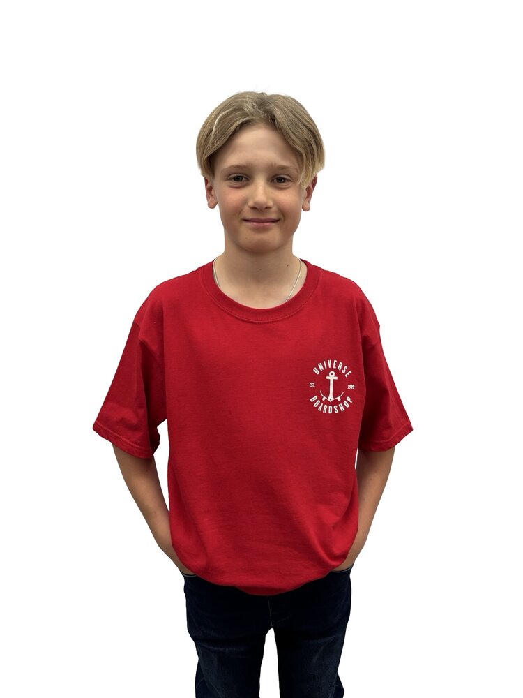 Universe Boardshop JUNIOR ANCRE T-SHIRT RED