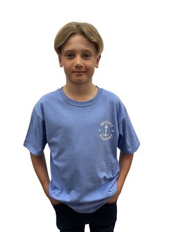 Universe Boardshop YOUTH ANCRE T-SHIRT BLUE/WHITE