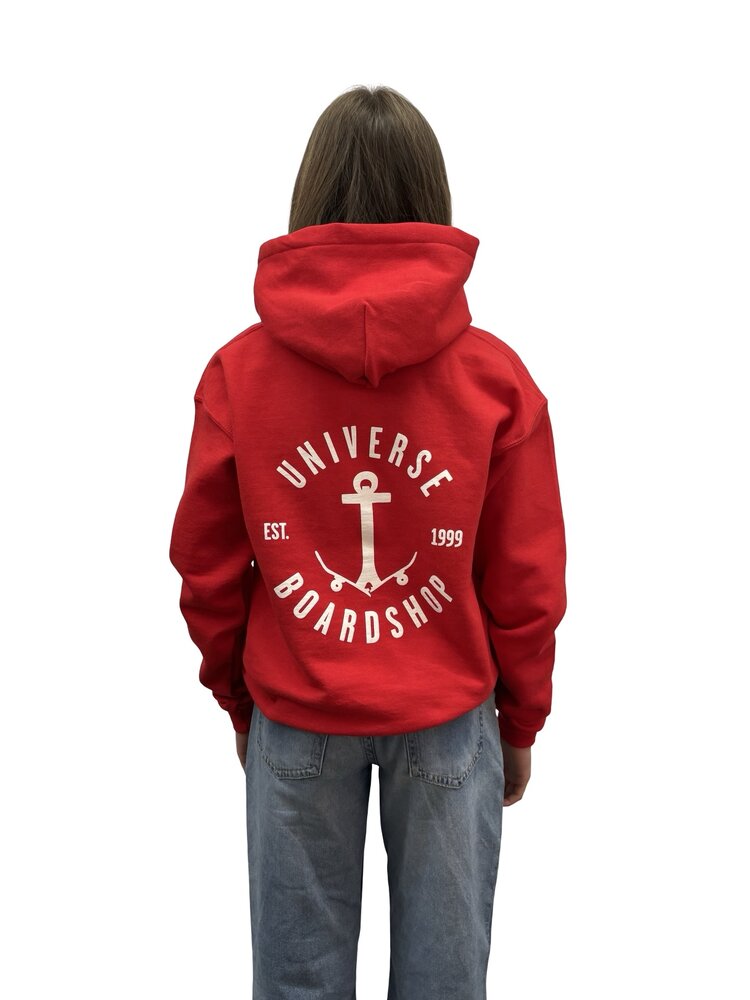 Universe Boardshop JUNIOR ANCRE PULLOVER RED/WHITE