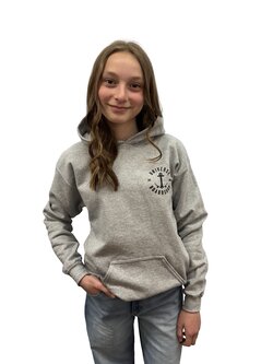 Universe Boardshop YOUTH ANCRE HOODIE SPORT GREY/BLACK