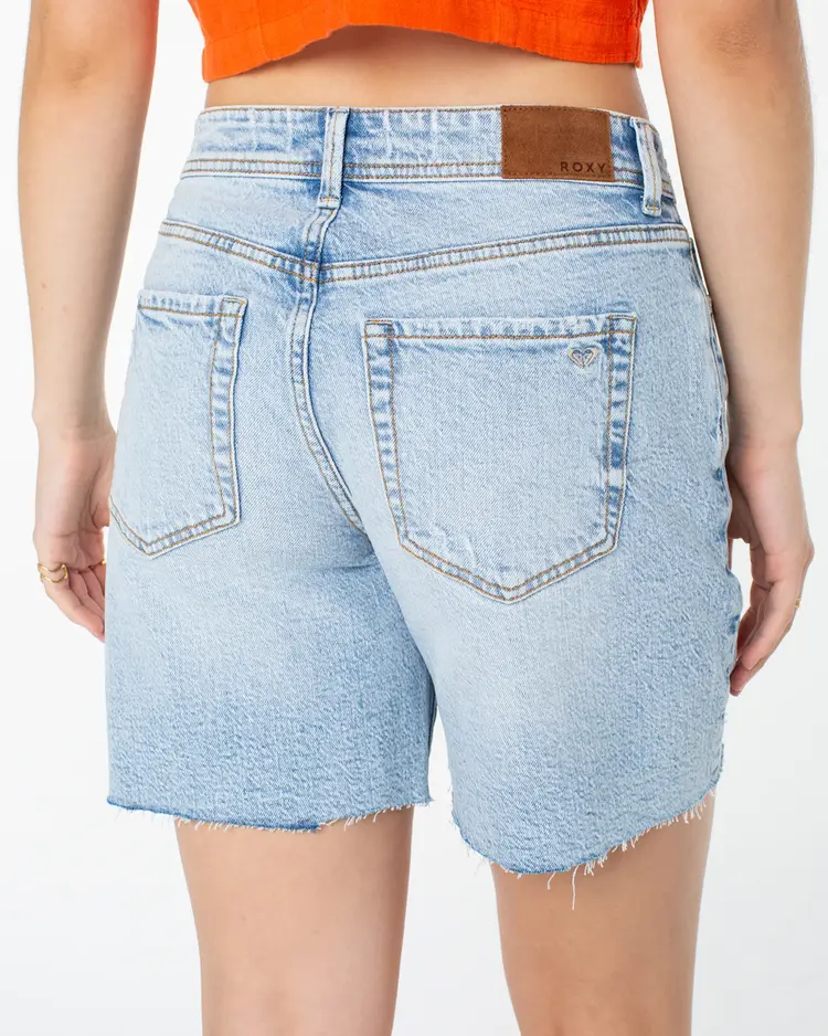Roxy THE ICON SHORT JEANIUS DENIM WASH