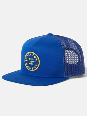 Brixton HOMMES OATH MP TRUCKER HAT ROYAL/ROYAL