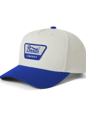 Brixton HOMMES LINWOOD C NETPLUS MP SNAPBACK HAT ROYAL/OFF WHITE