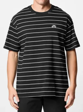 Nike SB HOMMES M90 STRIPE T-SHIRT BLACK