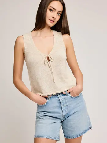 Gentle fawn REBEL TANK LINEN