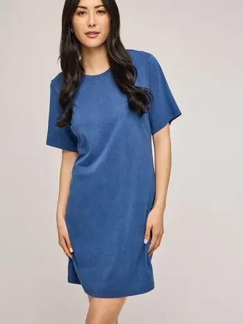 Gentle fawn CINDY T-SHIRT DRESS NAVY