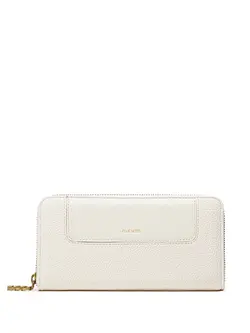 Pixie Mood MAE ZIP WALLET COCONUT CREAM PEBBLED