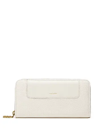 Pixie Mood MAE ZIP WALLET COCONUT CREAM PEBBLED