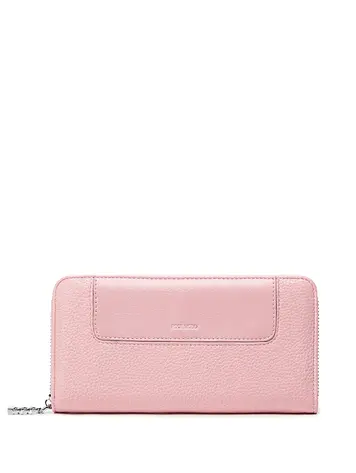 Pixie Mood MAE ZIP WALLET LIGHT PINK PEBBLED
