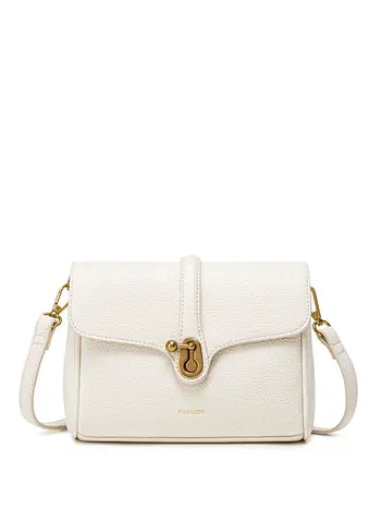 Pixie Mood LOCK CROSSBODY BAG COCONUT CREAM PEBBLED