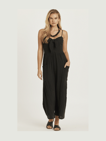 Amuse Society FEMMES KARMA WOVEN JUMPER BLACK