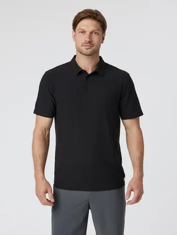 Vuori MEN'S STRATO TECH POLO BLACK