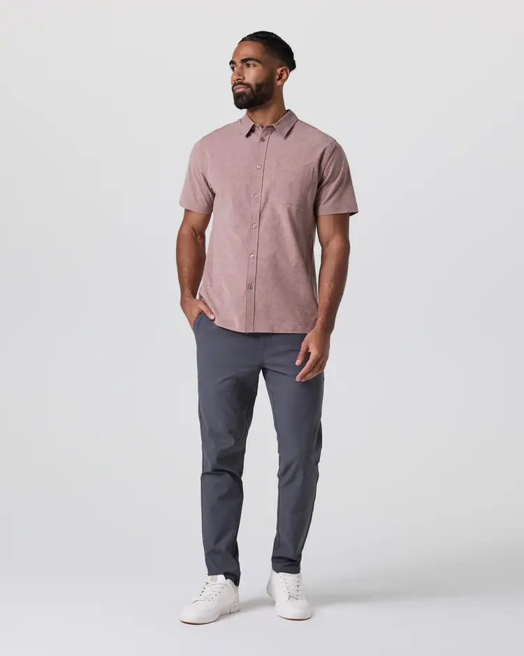 Vuori MEN'S SHORT SLEEVE BRIDGE BUTTON DOWN