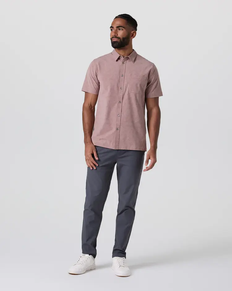 Vuori MEN'S SHORT SLEEVE BRIDGE BUTTON DOWN