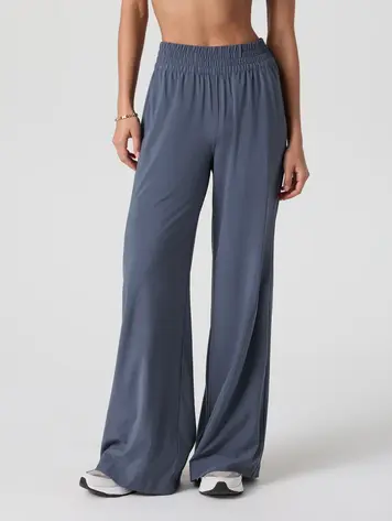 Vuori WOMEN'S VILLA WIDELEG PANT LONG AZURE