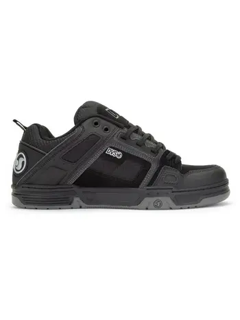 DVS HOMMES COMANCHE BLACK REFLECTIVE/CHARCOAL NUBUCK