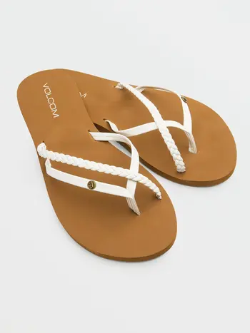 Volcom WOMEN'S THRILLS II SANDALS WHITE