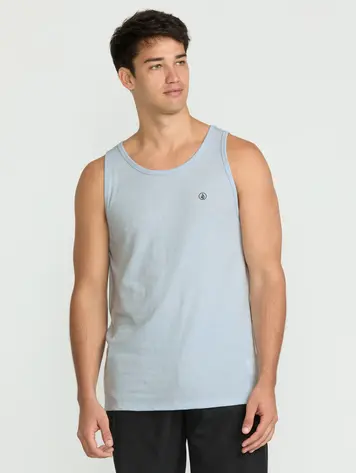 Volcom MEN'S SOLID HEATHER TANK CAROLINA BLUE