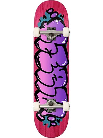 Real BUBBLE LETTER RECOLOR SKATEBOARD COMPLETE 7.75''
