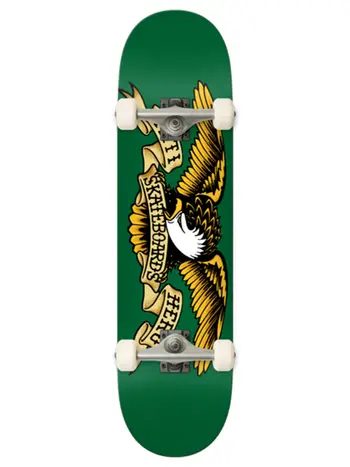 Anti hero CLASSIC EAGLE COMPLETE SKATEBOARD GREEN 7.5''
