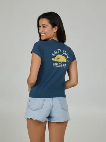 Salty crew FEMMES BAJA FRESH MODERN TEE INDIGO