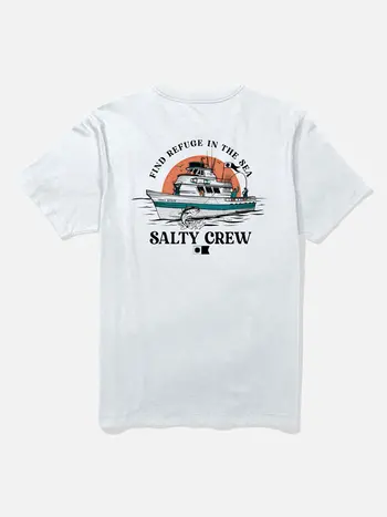 Salty crew MEN'S DAY CHARTER TEE WHITE