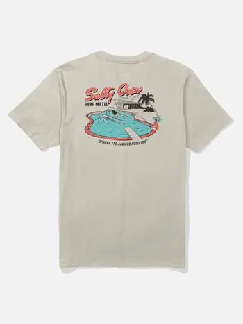 Salty crew HOMMES SURF MOTEL TEE BONE