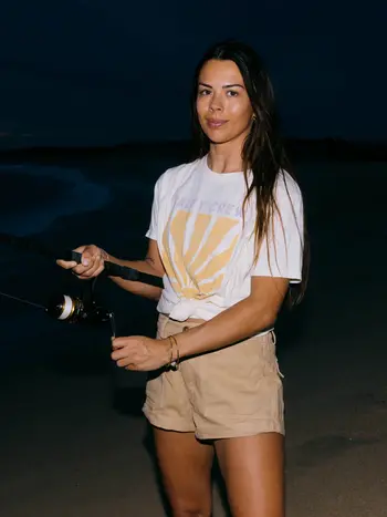 Salty crew WOMEN'S PERFECT SET BOYFRIEND TEE OFF WHITE